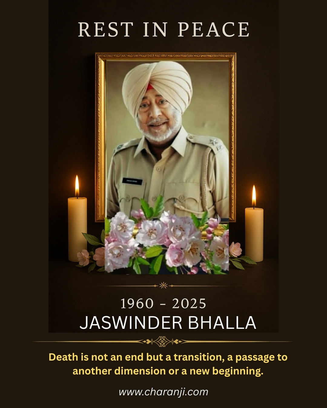 Jaswinder Bhalla Ji RIP