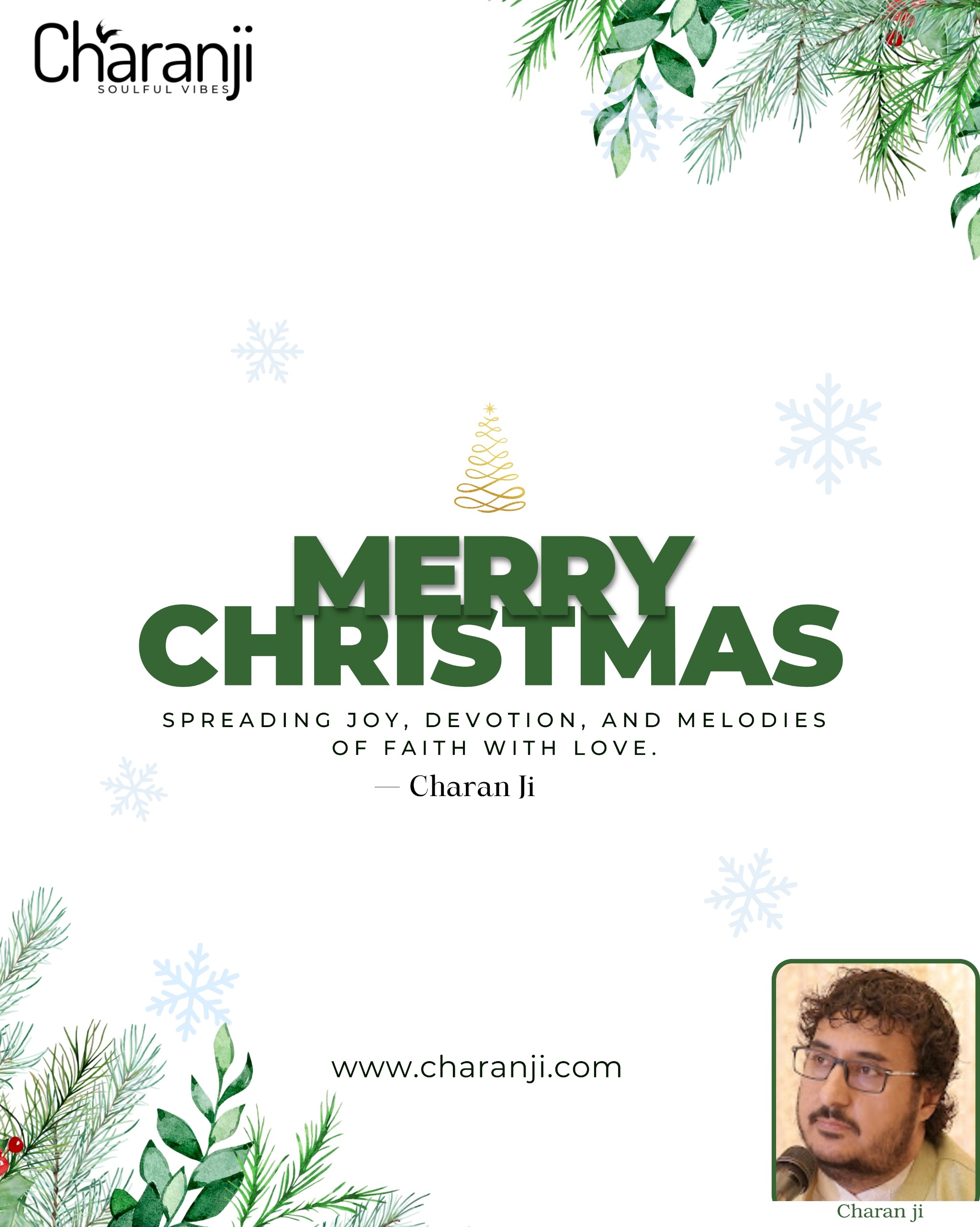 Christmas Wishes by Charan Ji Joy, Devotion & Faith