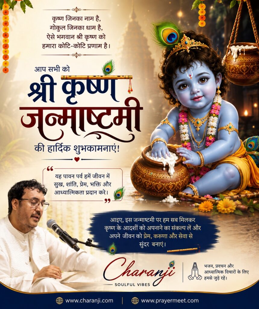 Krishna Janmashtami – A Celebration of Love, Devotion & Divine Grace